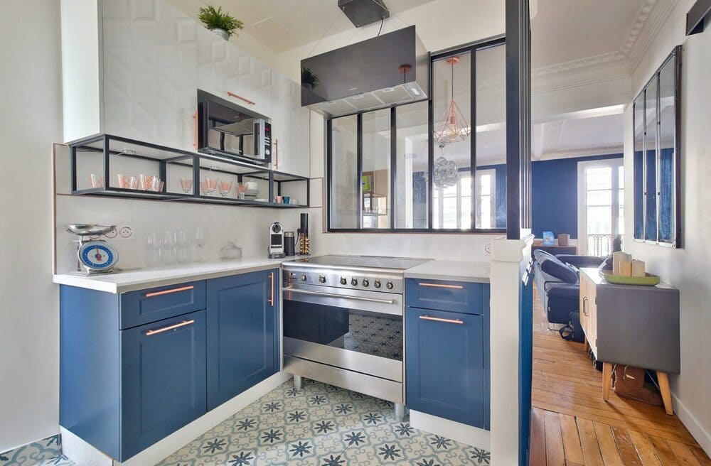 Entreprise de rénovation d'appartement 92 à Suresnes - Cuisine sur mesure